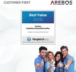 AREBOS Presse Fruits Extracteur Vapeur Presse-agrumes Cuiseur Vapeur Extracteur De Jus Ø 26cm -Cuisine Fournitures Magasin 1200x1135 3