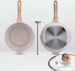 Poêle à Frire 28 Cm Avec Couvercle, Revêtement Antiadhésif, Histoire Pour Induction, Anti-cran, Rebord Haut, Poêle Antiadhésive -Cuisine Fournitures Magasin 1200x1136 2