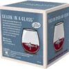 CKB LTD - Shark Dans Un Verre - Gobelet 500 Ml - Verres à Verres à Vin - Verre Gobelet - Verre à Vin - Verres à Boire