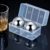 Pierres à Whisky - Ball De Glace - Refroidisseur De Boisson - Acier Inoxydable - 1 Pièce