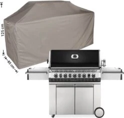 Housse De Protection Pour Cuisine D'extérieur 220 X 85 H : 125/115 Cm - Housse De Barbecue - RBBQ220