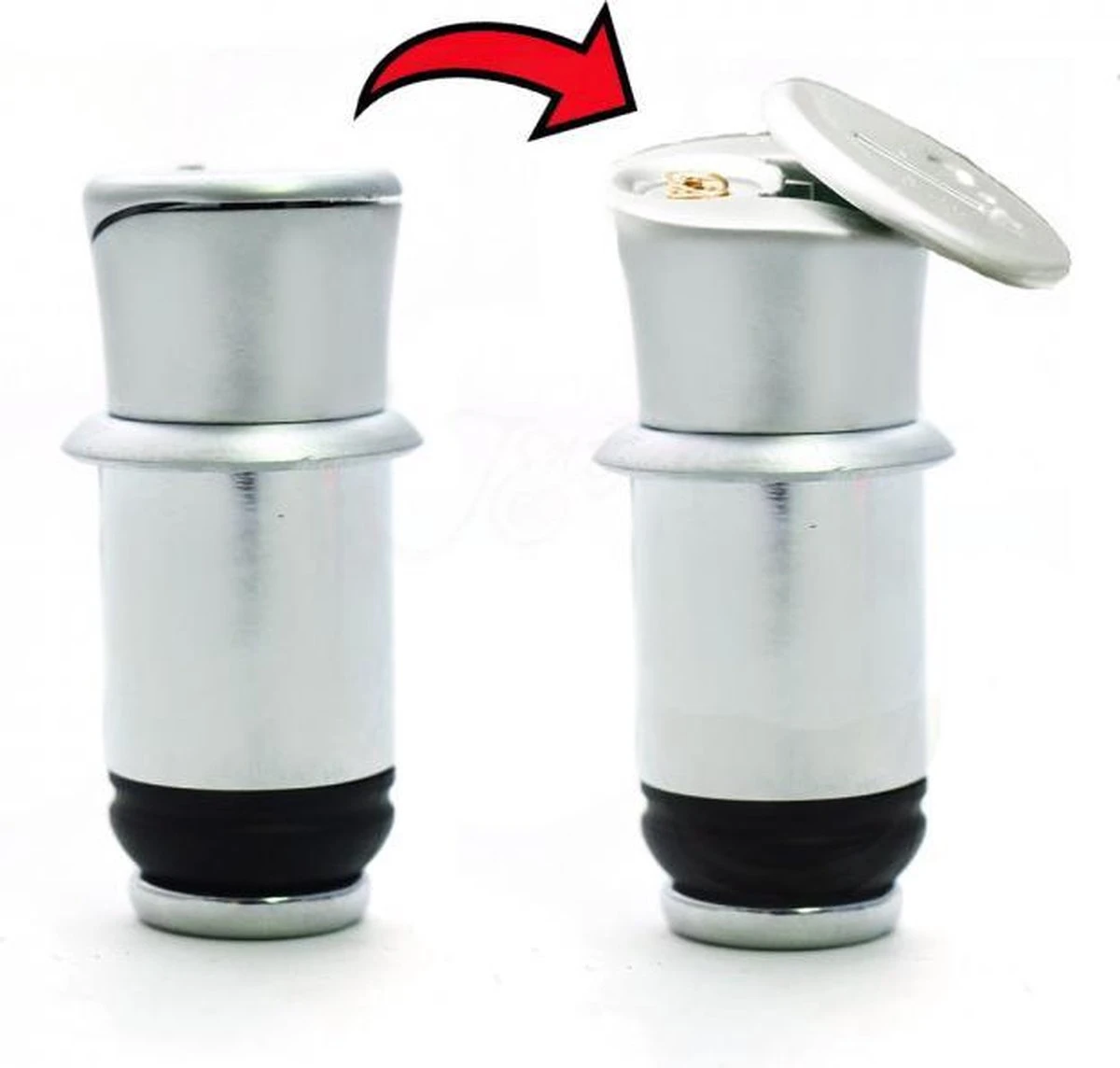 Champ Allume-cigare 12V, également Chargement USB, Transporté Dans La Voiture Ou Dans Le Sac. Noir 4 Champ Allume-cigare 12V, également Chargement USB, Transporté Dans La Voiture Ou Dans Le Sac. Noir – Image 4