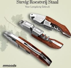 Mmoods Wine Opener - Couteau De Serveur à Rainure Fendue - Couteau Sommelier - Cadeau - Tire-bouchon à Vin 9 Mmoods Wine Opener - Couteau De Serveur à Rainure Fendue - Couteau Sommelier - Cadeau - Tire-bouchon à Vin -Cuisine Fournitures Magasin 1200x1146 8