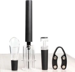 Ensemble D'ouvre-vin Paddio - Ensemble De Vin De Luxe Avec Tire-bouchon, Bec Verseur, Bouchon De Vin Et Coupe-papier - Coffret Cadeau - Coffret Cadeau -Cuisine Fournitures Magasin 1200x1150 3