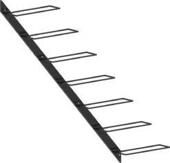 Prolenta Premium - Casier à Vin Pour 7 Bouteilles Mural En Métal Noir - Maison Et Jardin -Cuisine Fournitures Magasin 1200x1150 4