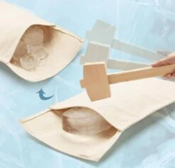 Broyeur à Glace Manuel Sac En Katoen Marteau En Bois Cocktails Maison Barman Outil -Cuisine Fournitures Magasin 1200x1150 6