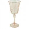 Verres à Vin - Rose | 2 Pièces | 200 ML | Plastique | Look Cristal | 8,5 Cm | H 13,5 Cm | Verres Exclusives