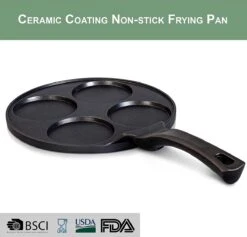 Poêle à Frire Avec Revêtement En Céramique Antiadhésive 26 Cm Pour Mini Crêpes Mini Uttapam Mini Crêpe œufs à Frire 4 Et 7 Formes Sans Induction (4 Formes) 12 Poêle à Frire Avec Revêtement En Céramique Antiadhésive 26 Cm Pour Mini Crêpes Mini Uttapam Mini Crêpe œufs à Frire 4 Et 7 Formes Sans Induction (4 Formes) -Cuisine Fournitures Magasin 1200x1152 2