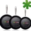 Ensemble De Casseroles / Poêles - Antiadhésif / Ensemble De Poêles à Frire, Ensemble De Poêles à Frire, Sans PFAS, Va Au Lave-vaisselle18-20-24 Cm