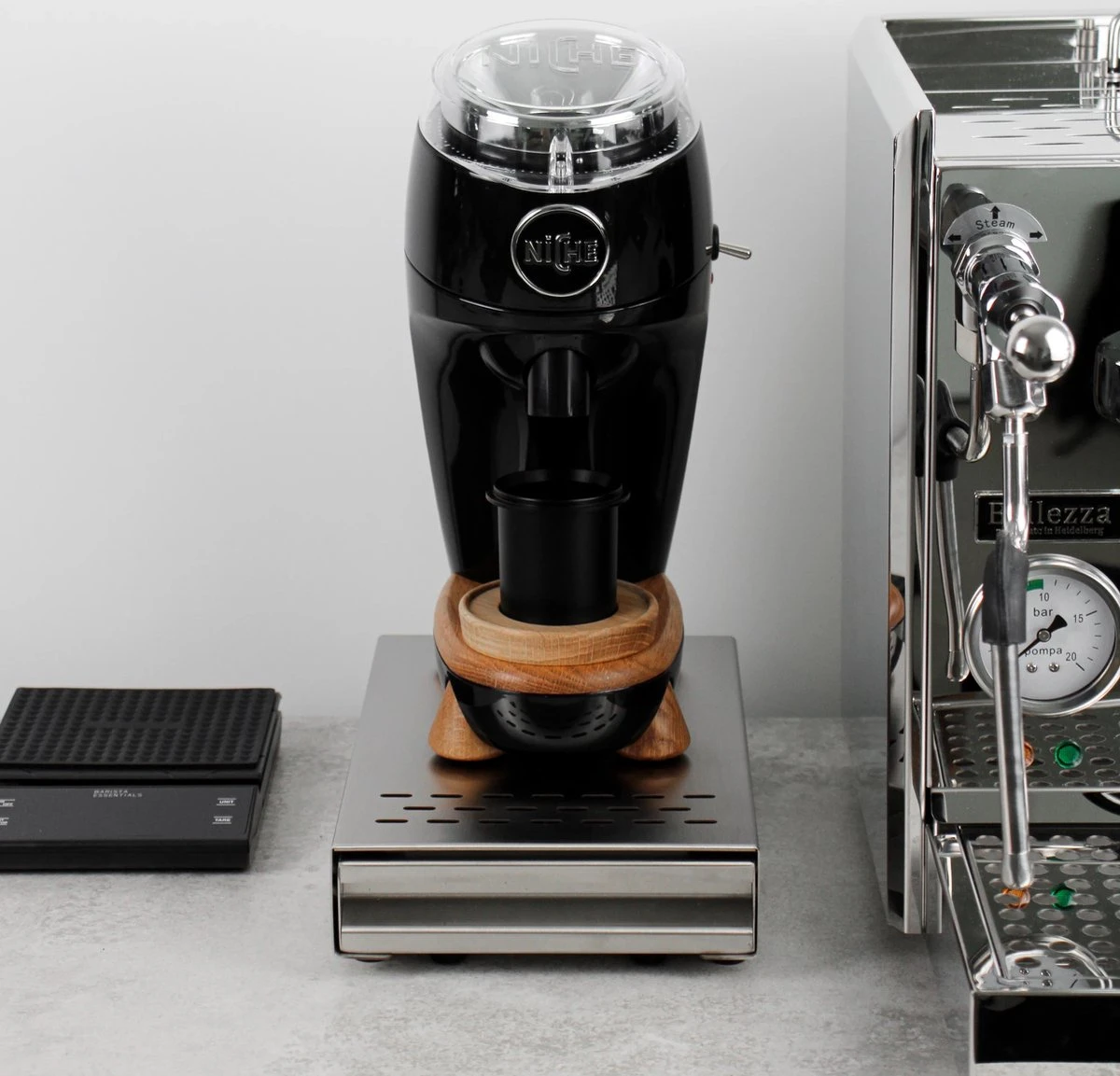 Mini Plateau à Tasses - Argent - Acier Inoxydable - 25cm X 18cm X 8cm - Batteur à Café 5 Mini Plateau à Tasses - Argent - Acier Inoxydable - 25cm X 18cm X 8cm - Batteur à Café – Image 5