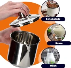 KADAX Marmite Haute Avec Couvercle En Verre Fermé, 1,2 L, Marmite En Acier Inoxydable Avec Poignée Confortable, Marmite, Couvercle Avec Trou De Vapeur, Casserole Et Va Au Lave-vaisselle (argent) 8 KADAX Marmite Haute Avec Couvercle En Verre Fermé, 1,2 L, Marmite En Acier Inoxydable Avec Poignée Confortable, Marmite, Couvercle Avec Trou De Vapeur, Casserole Et Va Au Lave-vaisselle (argent) -Cuisine Fournitures Magasin 1200x1155 3