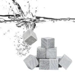 Relaxdays 90 X Pierres De Whisky, Pierres De Whisky, Gris, Glaçons, Insipide, Sac à Poussière -Cuisine Fournitures Magasin 1200x1155 9