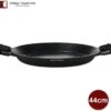Imperial Collection: Poêle à Paella ⌀ 44 Cm Avec Poignées En Siliconen - Avec Couvercle - Convient à Toutes Les Sources De Chaleur - Revêtement En Marbre - Sans PFOA / PLOMB