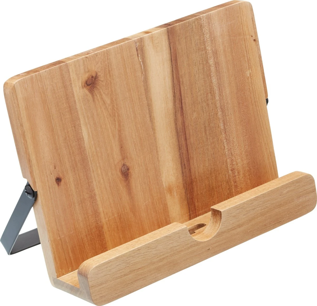 KitchenCraft Natural Elements Support Pour Livre De Cuisine En Bois Ou Support Pour Tablette, 24 X 18 X 6 Cm - Bois D'acacia 5 KitchenCraft Natural Elements Support Pour Livre De Cuisine En Bois Ou Support Pour Tablette, 24 X 18 X 6 Cm - Bois D'acacia – Image 5