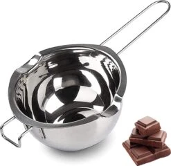 Bol De Fusion De 600 Ml En Acier Inoxydable Pour Fondre Le Chocolat, Le Beurre, Le Fondoir, Le Fondant, Le Beurre, Le Fondant En Acier Inoxydable, Le Fromage Fondant, Les Bonbons, Le Fondant à Cire