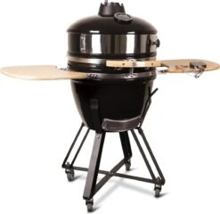 Patton - Kamado 21 - Premium Black - Barbecue En Céramique - Avec Indicateur De Température à Cœur Bluetooth - éclairage LED - Grand Modèle - Complet - Noir -Cuisine Fournitures Magasin 1200x1165 1