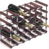 RTA Wineracks - Casier à Vin 30 Bouteilles - Acier Galvanisé - Pin Foncé - 5x6