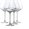 ARTICLES MÉNAGERS COMPLETS | Ensemble De Verres à Vin | Lot De 4 | Ensemble De Verres à Vin En Cristal De 850 Ml Pour Vin Rouge Et Blanc