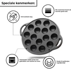 Innovaland Poffertjespan Premium® - Convient à Toutes Les Cuisinières - Poffertjes Maker - Poffertjespan Induction - Poffertjespan Electric - Sinterklaas 10 Innovaland Poffertjespan Premium® - Convient à Toutes Les Cuisinières - Poffertjes Maker - Poffertjespan Induction - Poffertjespan Electric - Sinterklaas -Cuisine Fournitures Magasin 1200x1166 7