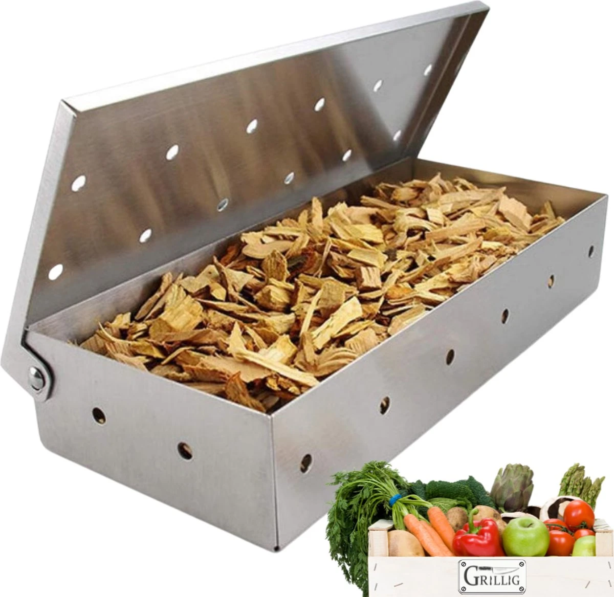 Whimsical - Smokerbox - Pour Fumer à Chaud Viandes - Poissons - Légumes - Noix 1 Whimsical - Smokerbox - Pour Fumer à Chaud Viandes - Poissons - Légumes - Noix