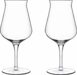 Luigi Bormioli - 2 Luigi Bormioli De Bière - Verre à Dégustation De Bière Idéal Idéal Pour La Bière - 42cl - Verre En Cristal Ultra Clair Et Pur