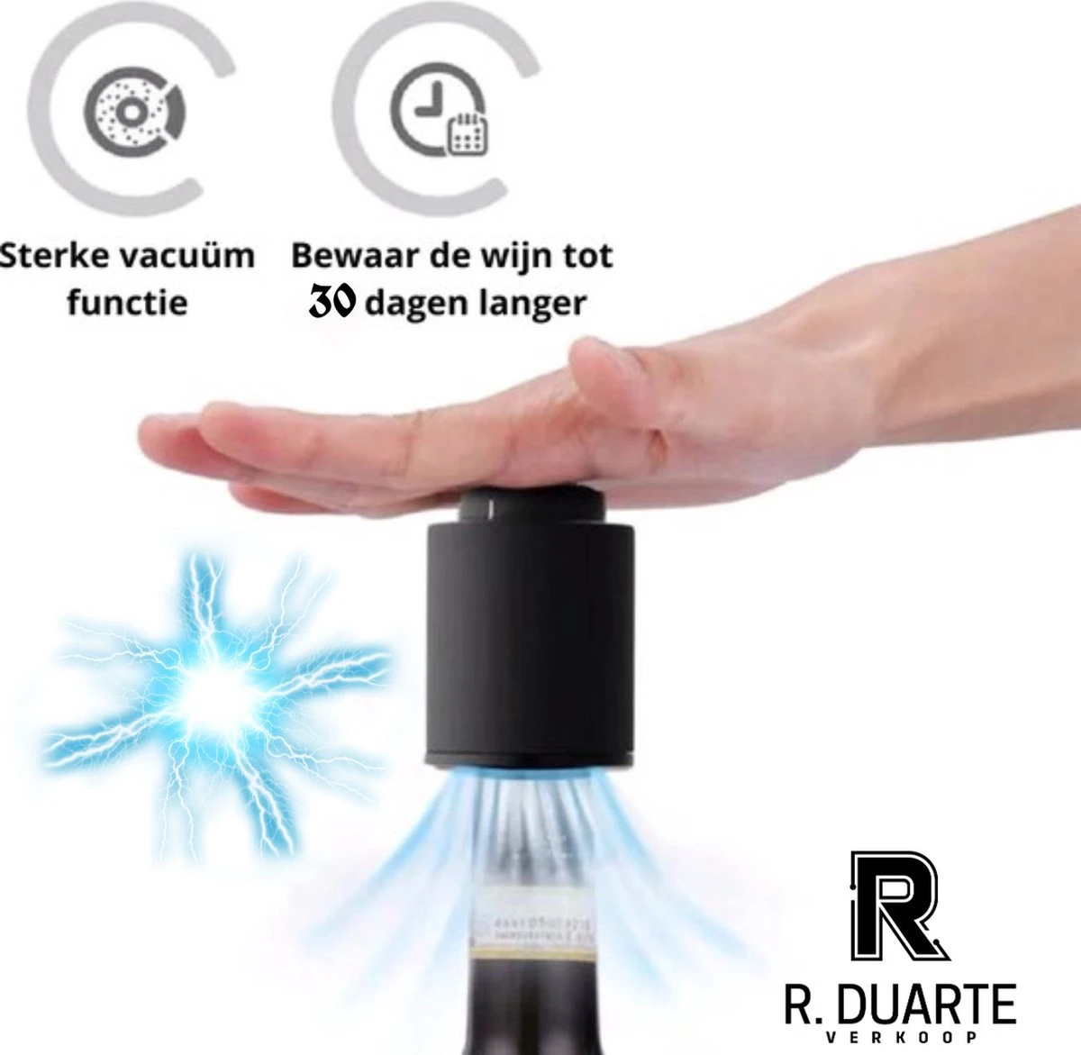 Pompe à Vide à Vin - Wine Saver De Vin - Bouchon à Vin - Pompe à Vide - Bouchon à Vin - Bouchon à Vin - Pompe à Vin - Zwart 7 Pompe à Vide à Vin - Wine Saver De Vin - Bouchon à Vin - Pompe à Vide - Bouchon à Vin - Bouchon à Vin - Pompe à Vin - Zwart – Image 7