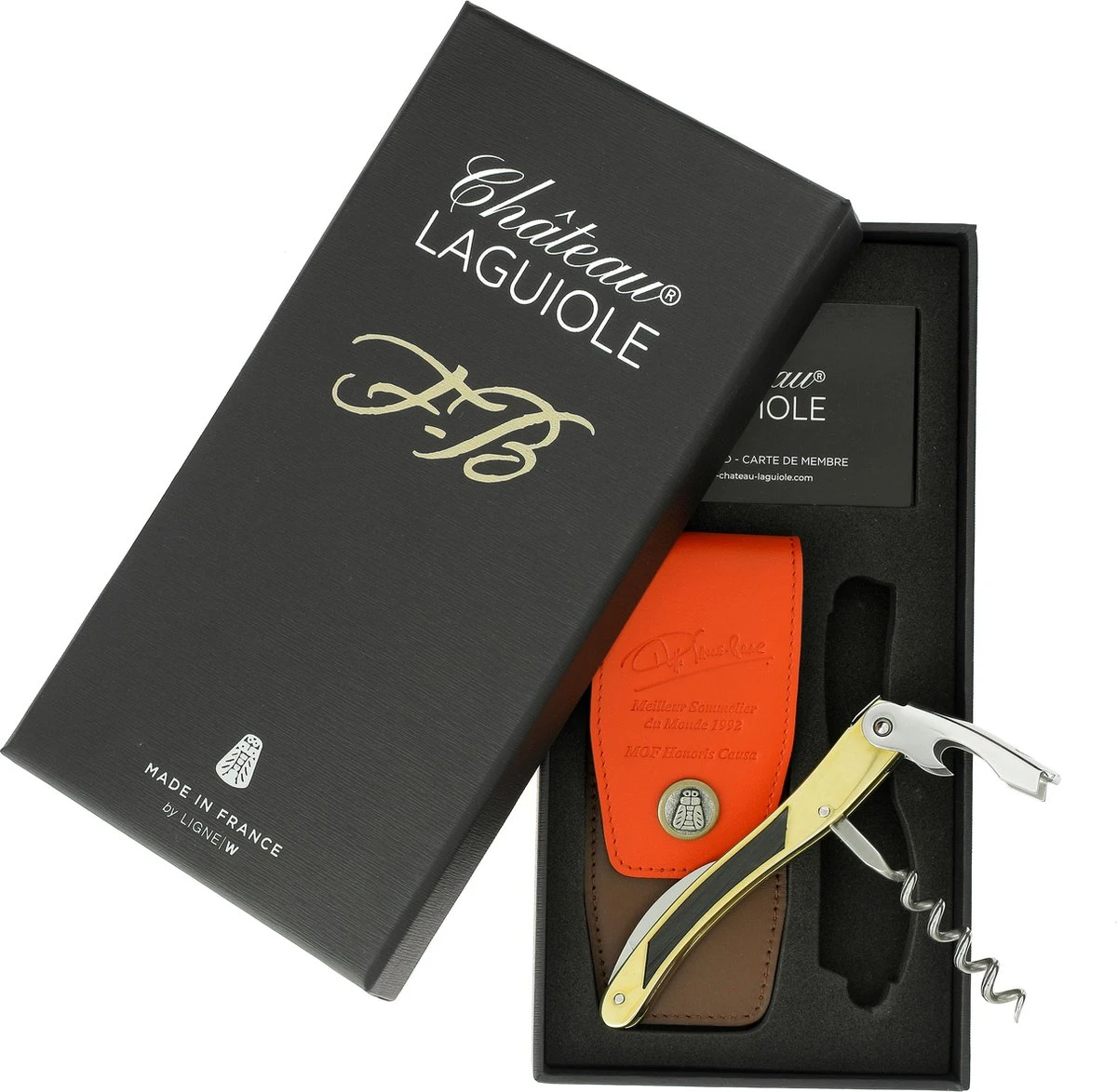 CHATEAU-LAGUIOLE © MEILLEUR SOMMELIER DU MONDE - COUTEAU SOMMELIER OUVRE BOUTEILLE DE LUXE FINITION PHILIPPE-FAURE-BRAC 3 CHATEAU-LAGUIOLE © MEILLEUR SOMMELIER DU MONDE - COUTEAU SOMMELIER OUVRE BOUTEILLE DE LUXE FINITION PHILIPPE-FAURE-BRAC – Image 3