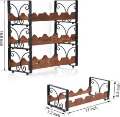 Casier à Vin, Casier à Vin , Présentoirs à Vin, Porte-verre, Maison, Cuisine Et Bar 10 Casier à Vin, Casier à Vin , Présentoirs à Vin, Porte-verre, Maison, Cuisine Et Bar -Cuisine Fournitures Magasin 1200x1176 9