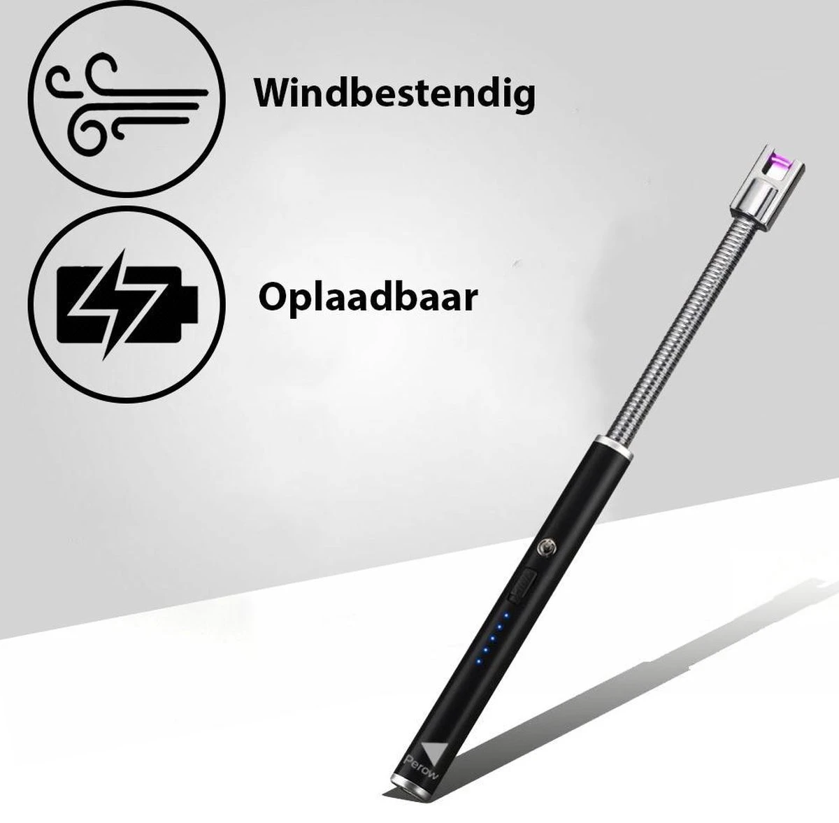 Briquet électrique Long Rechargeable Pliable - Briquet Pliable - Briquet Plasma Durable - Comprend Un Emballage Cadeau - BBQ - Bougies 3 Briquet électrique Long Rechargeable Pliable - Briquet Pliable - Briquet Plasma Durable - Comprend Un Emballage Cadeau - BBQ - Bougies – Image 3