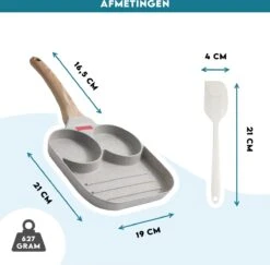 Vitasa Pancake Pan Induction - Pancake Pan - Egg Pan - Omelette Pan - Omelette Maker - Pancake Maker - Revêtement Antiadhésif - Toutes Sources De Chaleur - 3 Compartiments - Spatule Incluse 15 Vitasa Pancake Pan Induction - Pancake Pan - Egg Pan - Omelette Pan - Omelette Maker - Pancake Maker - Revêtement Antiadhésif - Toutes Sources De Chaleur - 3 Compartiments - Spatule Incluse -Cuisine Fournitures Magasin 1200x1179 4