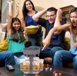 Fontaine à Shot Gris - Avec 6 Verres à Shot - Le Diviseur De Shot Et Le Support En 1 - Gris - Verres à Shot - Fontaine à Shot - Distributeur - Cadeau - Fête -Cuisine Fournitures Magasin 1200x1181 7