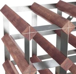 Prolenta Premium - Casier à Vin Pour 72 Bouteilles Pin Massif Marron -Cuisine Fournitures Magasin 1200x1182 11