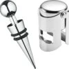 Ensemble De Vin De Luxe Cheqo® - Set De Champagne Avec Bec Verseur - Bouchon De Vin - Set De Valve De Vin