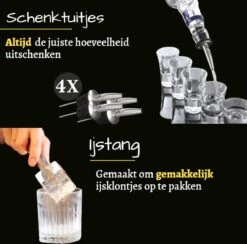 Ensemble à Cocktail (750ML) - 14 Pièces - Acier Inoxydable - Accessoires De Bar - Coffret Cadeau - Support En Bamboe - Vaderdag -Cuisine Fournitures Magasin 1200x1184 14