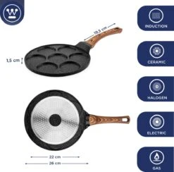 Batterie De Cuisine Westinghouse - Édition Spéciale Poêle à Crêpes 26 Cm + Poêle à Crêpes 28 Cm - Édition Spéciale 11 Batterie De Cuisine Westinghouse - Édition Spéciale Poêle à Crêpes 26 Cm + Poêle à Crêpes 28 Cm - Édition Spéciale -Cuisine Fournitures Magasin 1200x1185 1