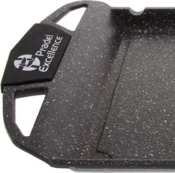 Pradel Excellence 52402M Pan Grill Plancha Imitation Pierre Zwart 48 X 28 X 4,7 Cm