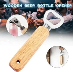 OurLeeme Décapsuleur, 10 Pcs Poignée En Bois Ouvre-Bouteille De Bière Portable Durable Ouvre-Bouteille En Bois Naturel Grand Cadeau Pour Hommes -Cuisine Fournitures Magasin 1200x1186 12
