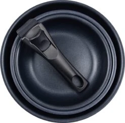 Batterie De Cuisine Red Edition 4 Pièces 18, 20 Et 24 Cm + Poignée Ergonomique Amovible, En Aluminium Embouti Et Revêtement Antiadhésif, Pour Tous Feux Et Four