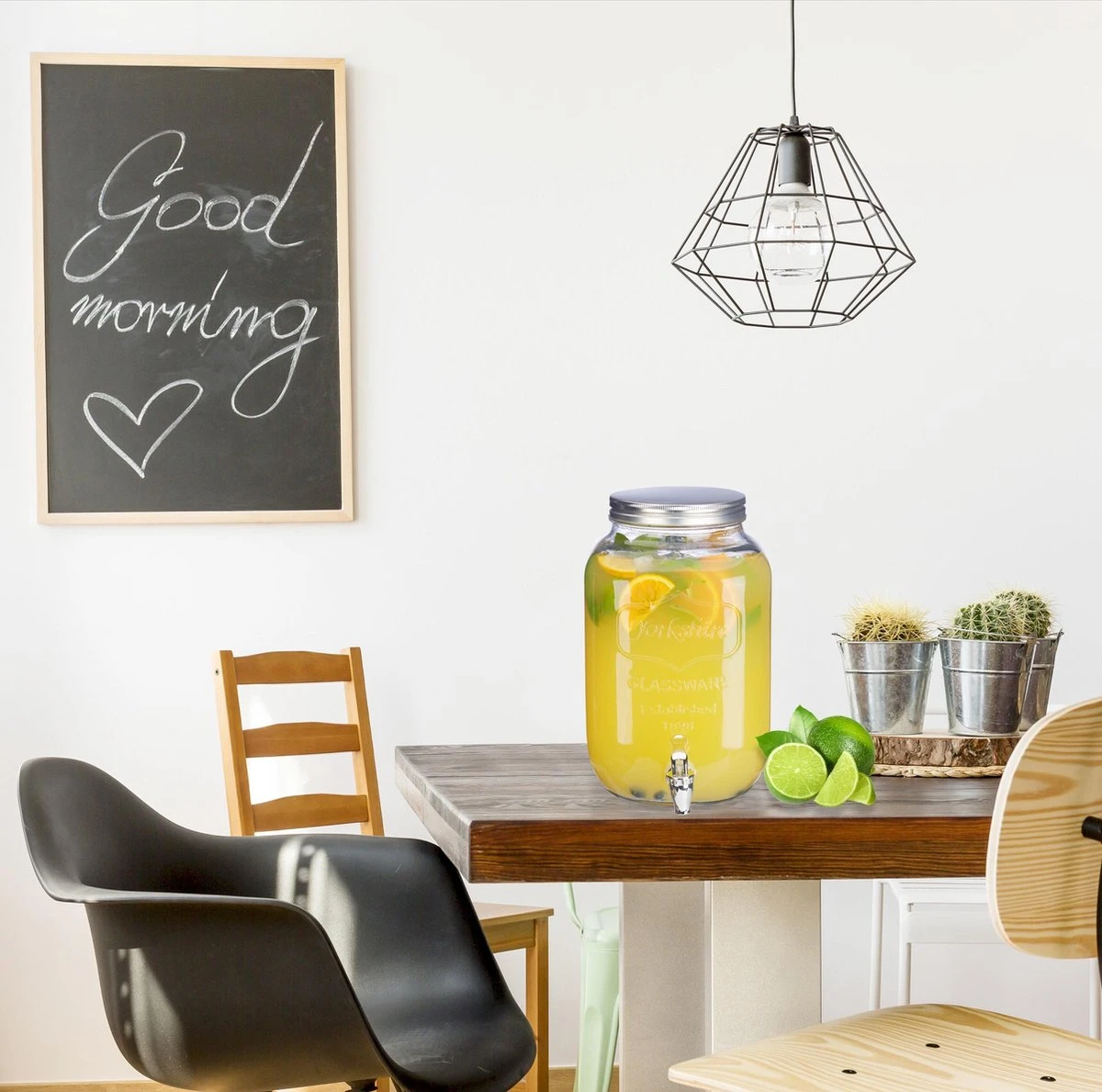 Distributeur De Boissons Relaxdays - 8 Litres - Verre 6 Distributeur De Boissons Relaxdays - 8 Litres - Verre – Image 6