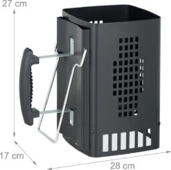 Allumeur De Briquettes Relaxdays - Avec Poignée - Allume-charbon - Barbecue - Fer - Noir 19 Allumeur De Briquettes Relaxdays - Avec Poignée - Allume-charbon - Barbecue - Fer - Noir -Cuisine Fournitures Magasin 1200x1189 17