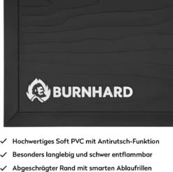 Tapis De Sol Pour BBQ BURNHARD, Tapis De Barbecue - PVC Souple - 160 X 80 Cm -Cuisine Fournitures Magasin 1200x1190 10