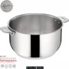 Lagostina Salvaspazio Lagoseal Casserole En Acier Inoxydable 18/10 INOX De Haute Qualité - 24 Cm
