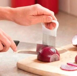 IGOODS - Coupe-oignons En Acier Inoxydable - Coupe-légumes - Pince à Viande - Grijs -Cuisine Fournitures Magasin 1200x1190 13