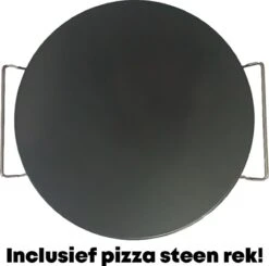 YUGN BLACK Pizza Stone BBQ FR Pelle à Pizza 30cm Spatule à Pizza - Pierre à Pizza Four Pierre à Pizza Ronde De 33 CM - Fabriquée En Cordiérite Uniek Pelle à Pizza En Céramique En Acier Inoxydable -Cuisine Fournitures Magasin 1200x1190 9
