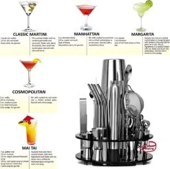 Set De Shaker à Cocktail D' Accessoires De Vêtements Pour Bébé De Bar -Cuisine Fournitures Magasin 1200x1191 19