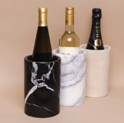 Mooisa - Seau à Vin - Travertin Ø12x18cm - Plateau Rond En Marbre - Plateau Carré En Marbre - Bol De Décoration - Planche à Tapas - Planche De Service -Cuisine Fournitures Magasin 1200x1193 11