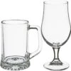 Set De Verres à Verres à Bière Secret De Gourmet - Chopes à Bière/verres à Bière Sur Pied - 8x Pièces - Verre