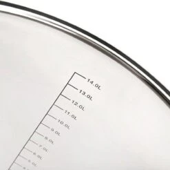 Marmite à Soupe En Acier Inoxydable Florina Gastro Grande 30 X 25,5 Cm - 15,5 Litres - Convient à Toutes Les Sources De Chaleur, Y Compris L'induction - Matériaux De Haute Qualité - Couvercle En Verre Inclus -Cuisine Fournitures Magasin 1200x1196 4