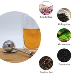 Blended Style De Vie® Passoire à Thé Avec Ressort - Set De 2 - Y Compris Les égouttoirs - Convient Aux Herbes En Vrac -Cuisine Fournitures Magasin 1200x1197 18