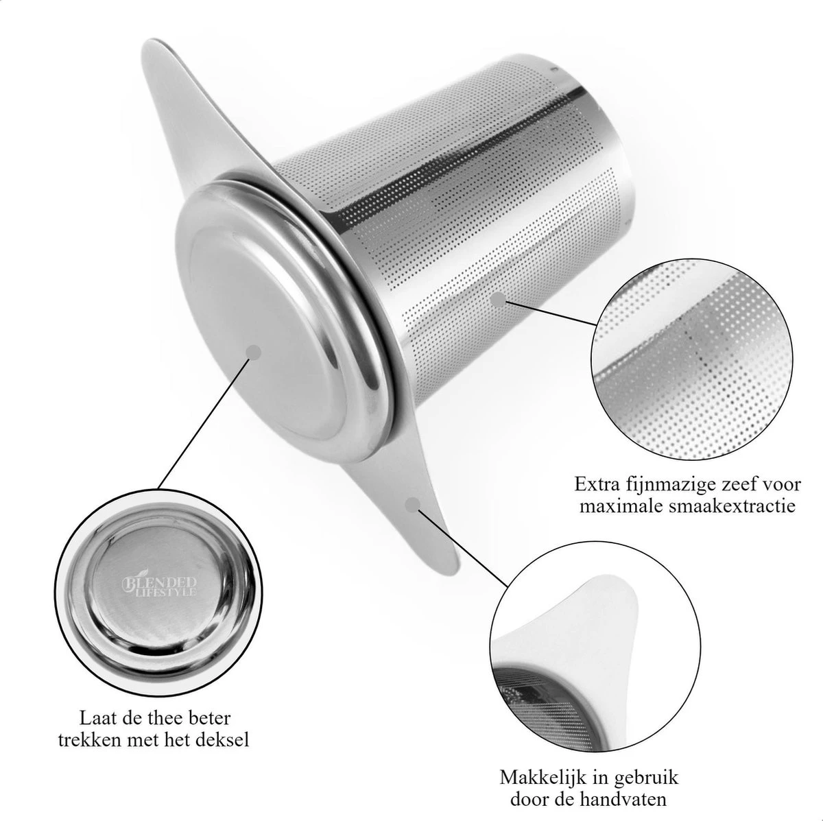 Passoire à Thé Avec Poignée , Y Compris Plaque Goutte à Goutte Et Herbe Squeezer - Oeuf Thee Pour Le Thé En Vrac - Filtre à Thé Pour Le Thé En Vrac - Boule à Thee 2 Passoire à Thé Avec Poignée , Y Compris Plaque Goutte à Goutte Et Herbe Squeezer - Oeuf Thee Pour Le Thé En Vrac - Filtre à Thé Pour Le Thé En Vrac - Boule à Thee – Image 2